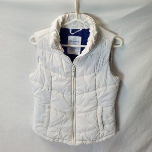 Aeropostale eighty-seven puffer vest Medium White